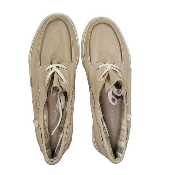 Perry Ellis America Shoes Mens 8 Casual Sneaker Boat Moc Lace Up Preppy Classic - Picture 6 of 13